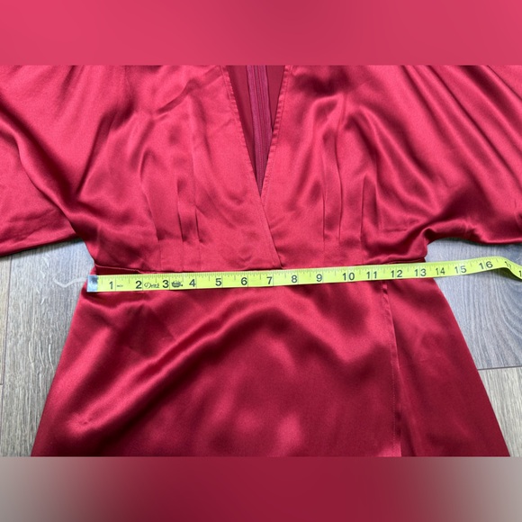 Reformation Red Silk Midi Dress - Picture 16 of 16